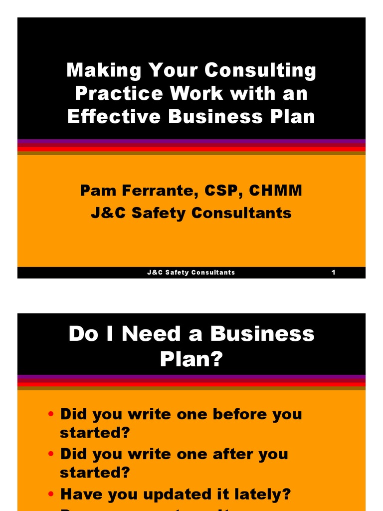 consultancy business plan ppt
